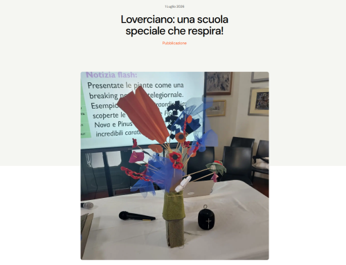 Loverciano: una scuola speciale che respira!