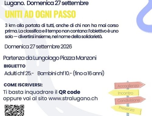 INVITO: LUGANO 27 SETTEMBRE – RUN4CHARITY
